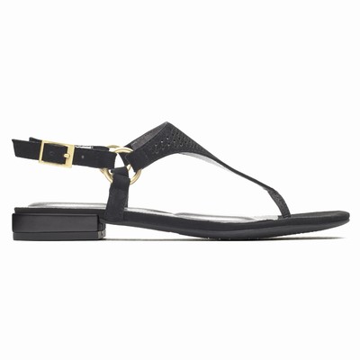 Sandálias Rockport Total Motion Zosia Thong Mulher Pretas PT-34580